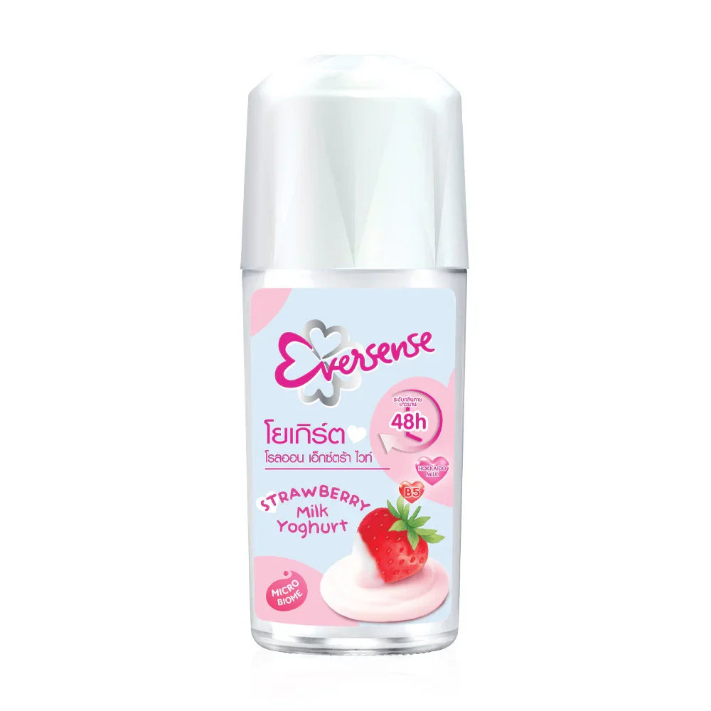 Eversense Extra White Strawberry Milk Yoghurt Roll-On 45ml