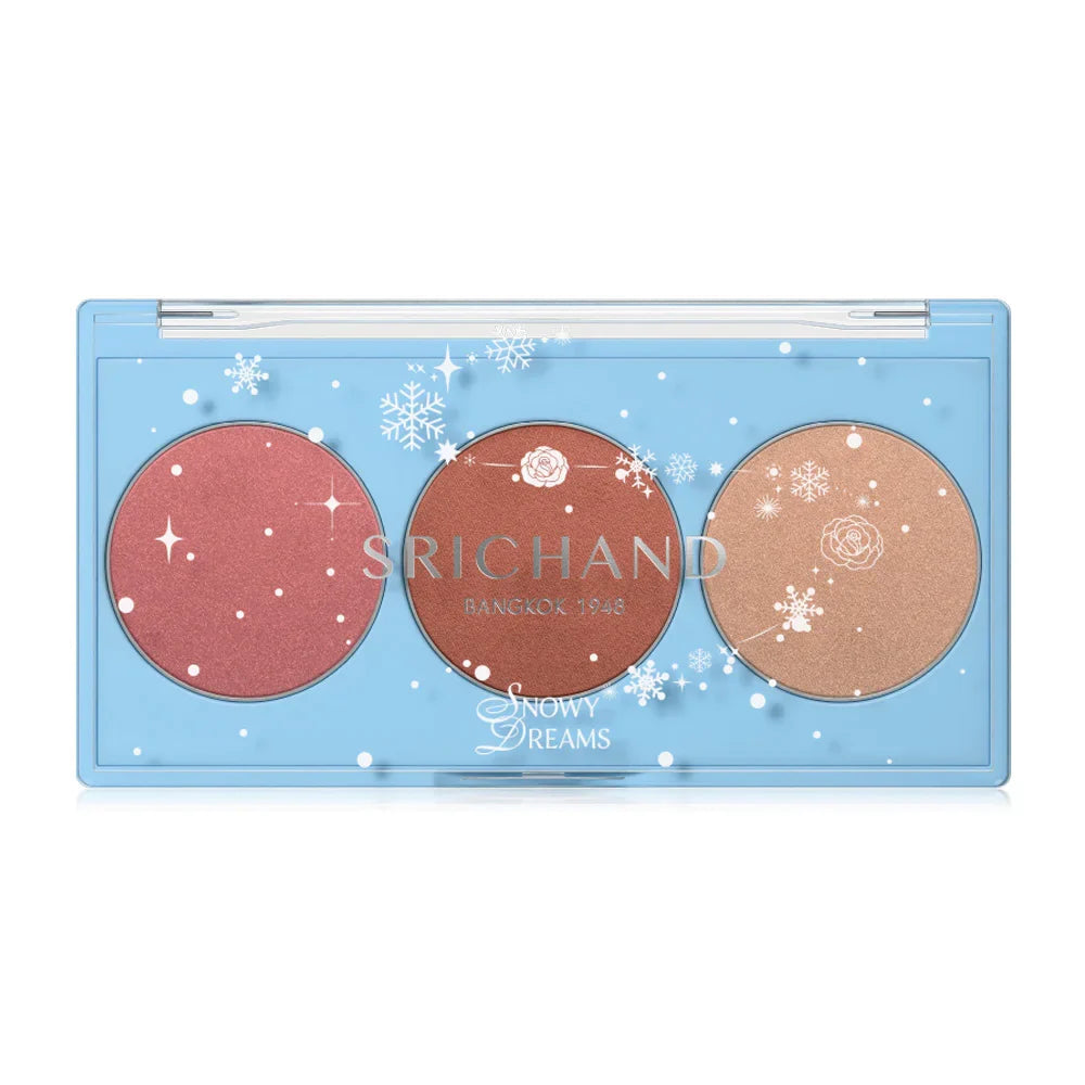 Srichand Snowy Dreams Cheek Palette 9g - #02 Warm Night