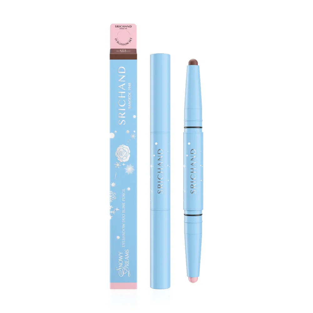 Srichand Snowy Dreams Eyeshadow Duo Blink Pencil 2g - #01 Blossom Sky