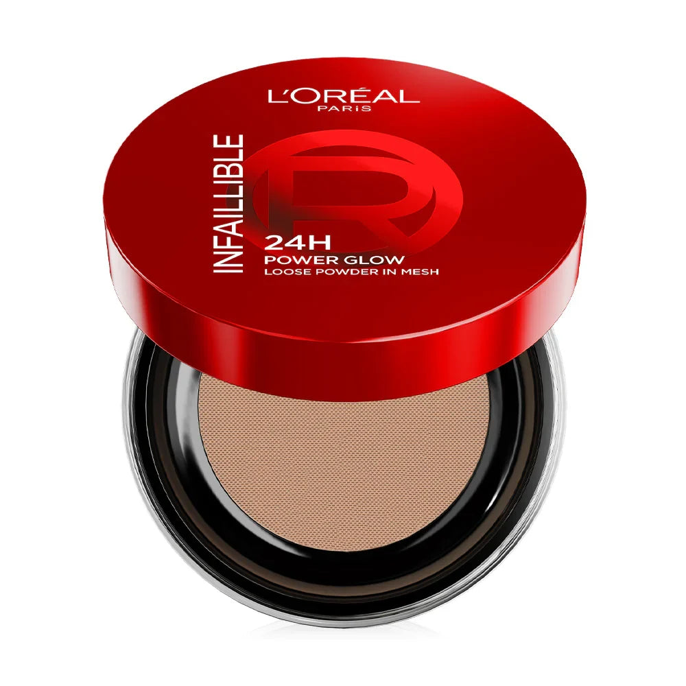 L'Oréal Paris Infaillible 24H Powder Glow Loose Powder In Mesh 9.5g - Medium