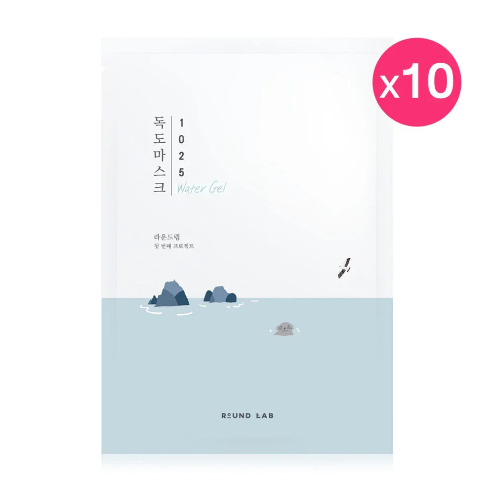 Round Lab 1025 Dokdo Hydrating Water Gel Mask 30ml x 10pcs