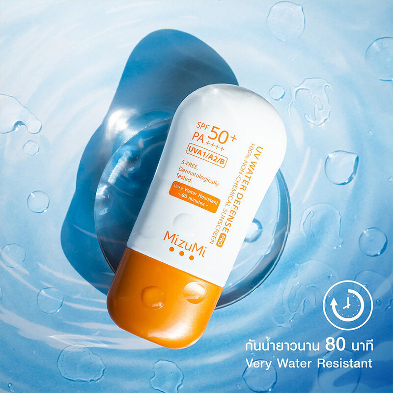 MizuMi UV Water Defense Pro Waterproof Sunscreen Cream 40g x 2pcs