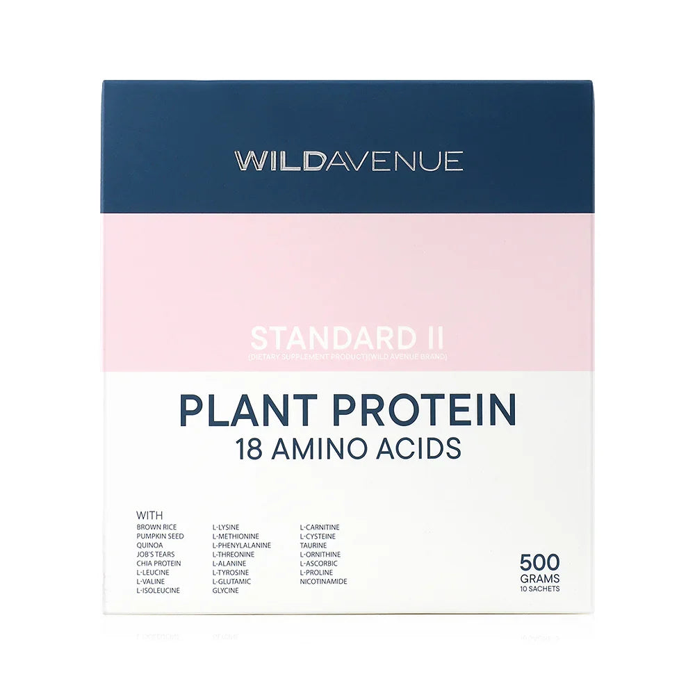 Wild Avenue Standard II Plant Protein 10 Sachets - #Cold Press Berry