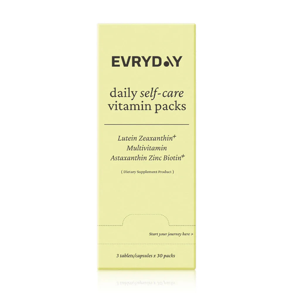 EVRYDAY Daily Self-care Vitamin Pack [3 Tablets/Capsules x 30 Packs]