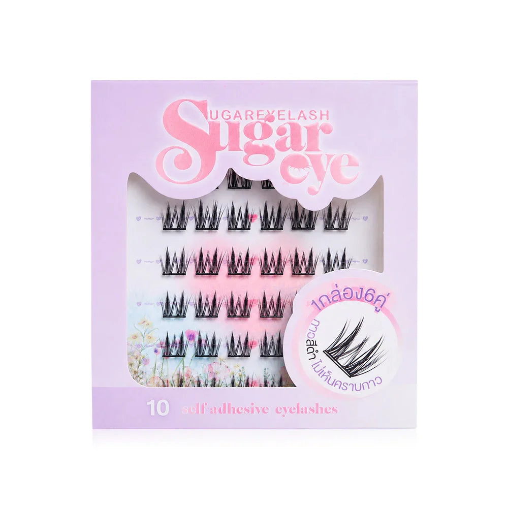 Sugareye Self-Adhesive Eyelashes 6 Pairs - #10 Friendly