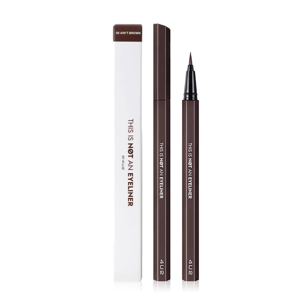 4U2 This Is Not An Eyeliner 0.6ml - #02 Ain't Brown Eyeliner