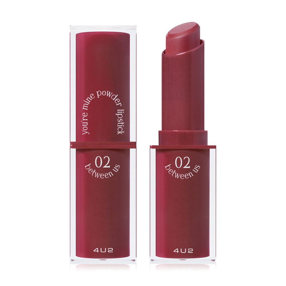 4U2 You're Mine Powder Lipstick 3.5g - #02 Between Us Powdery Matte