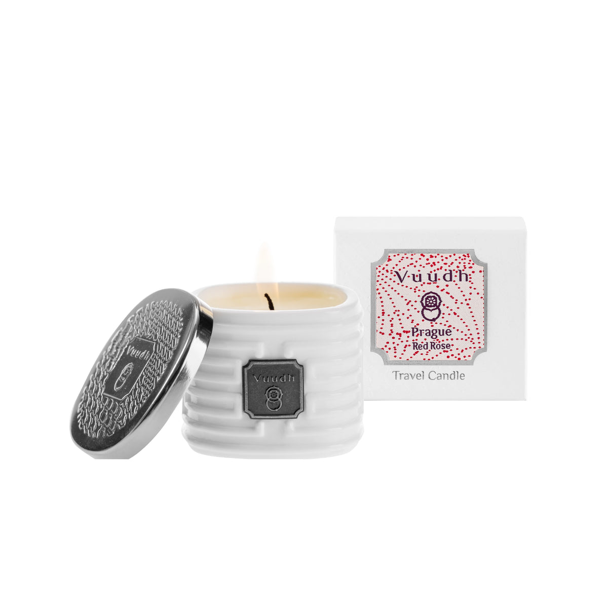 Harnn Vuudh Travel Candle - Prague (Red Rose) 35 g.
