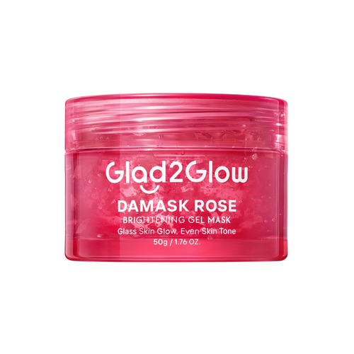 Glad2Glow Damask Rose Brightening Gel Mask 50g