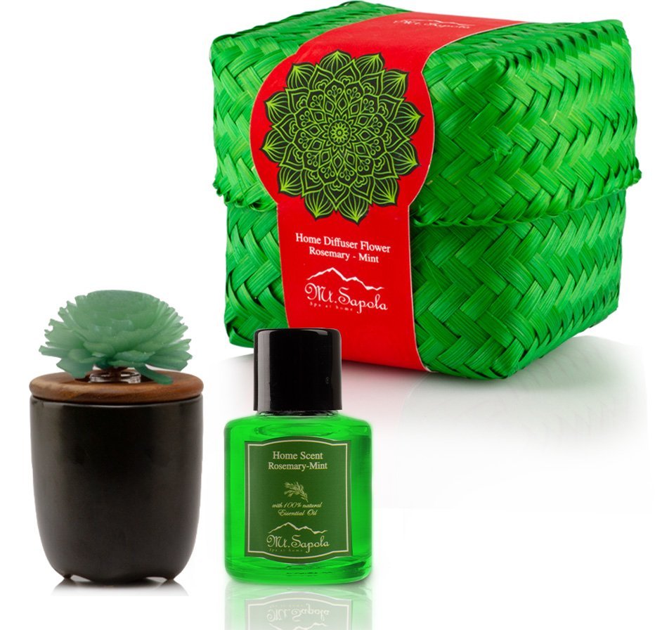 Mt. Sapola Home Diffusing Flower - Rosemary-Mint 30 ml.