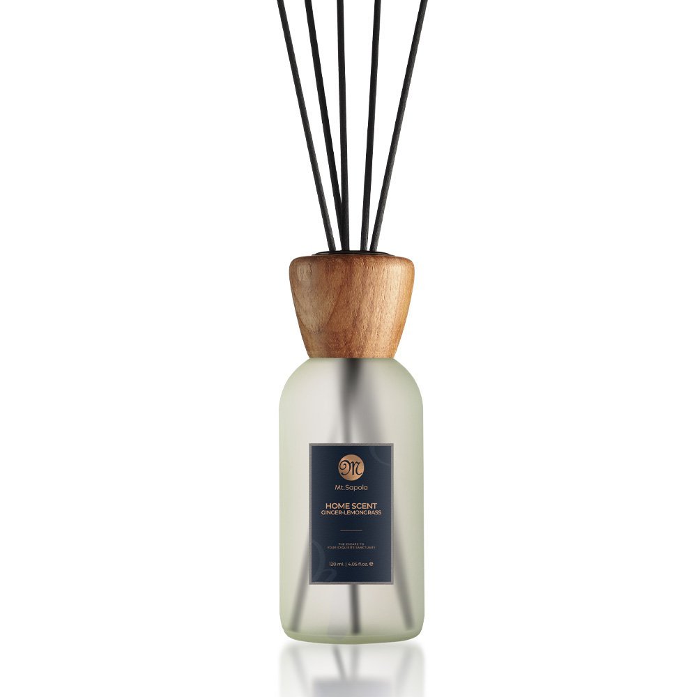 Mt. Sapola Home Scent Reed Diffuser - Ginger-Lemongrass 120 ml.