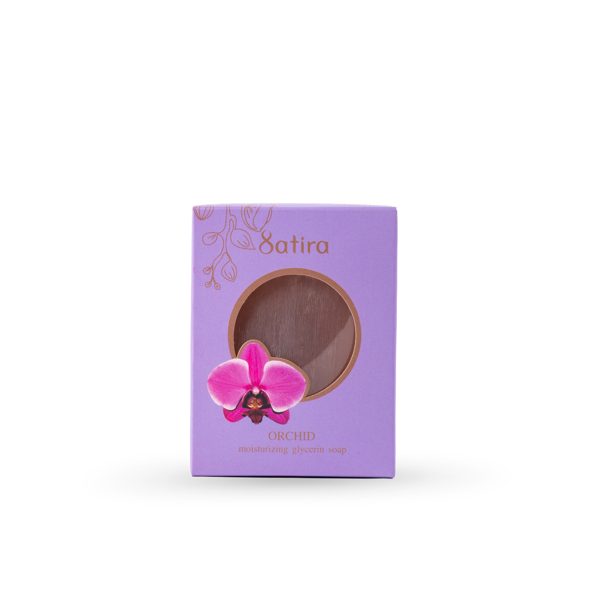 Satira Moisturizing Glycerin Soap - Orchid