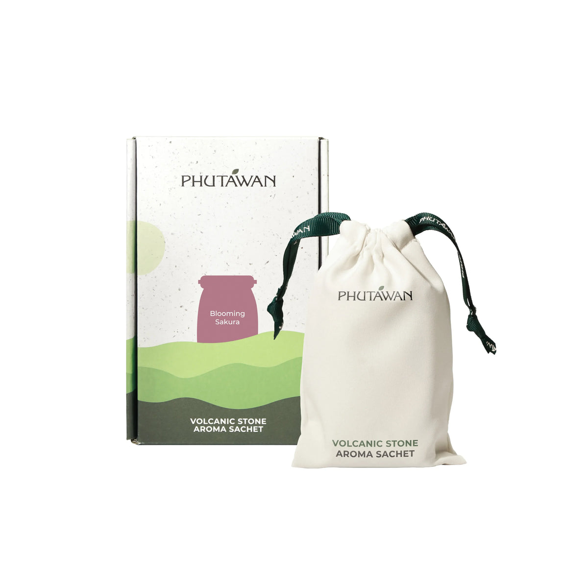 Phutawan Volcanic Rock Sachet - Sakura 90 g.