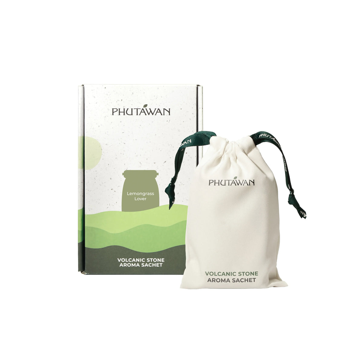 Phutawan Volcanic Rock Sachet - Lemongrass 90 g.