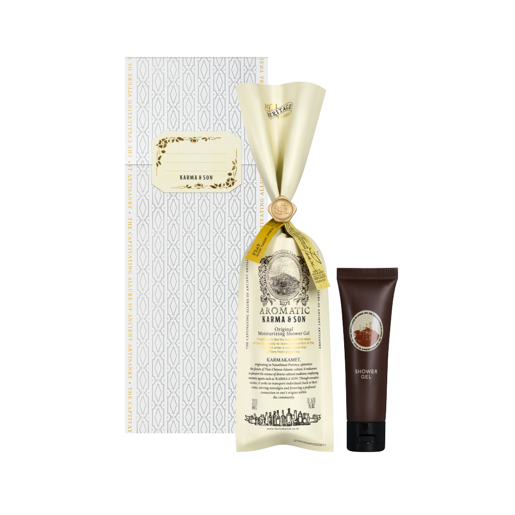 Karmakamet Original Moisturizing Shower Gel 20 ml. - 1971 To Deng Karma & Son - Amber Dark Nepali