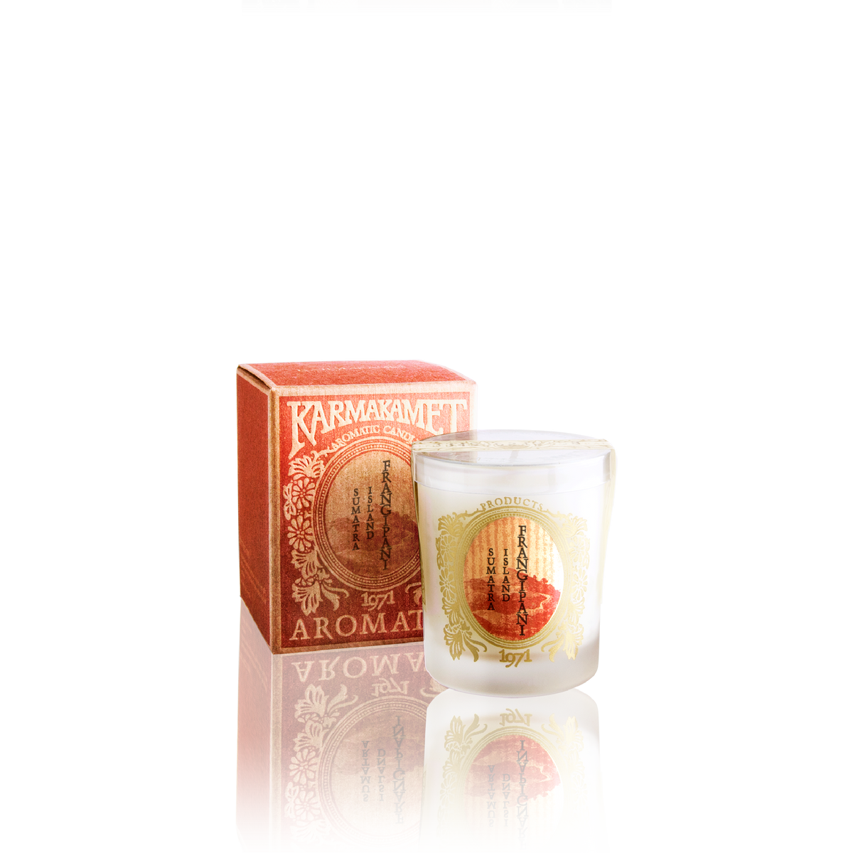 Karmakamet Aromatic Petite Glass Candle - Autumn Red Peach