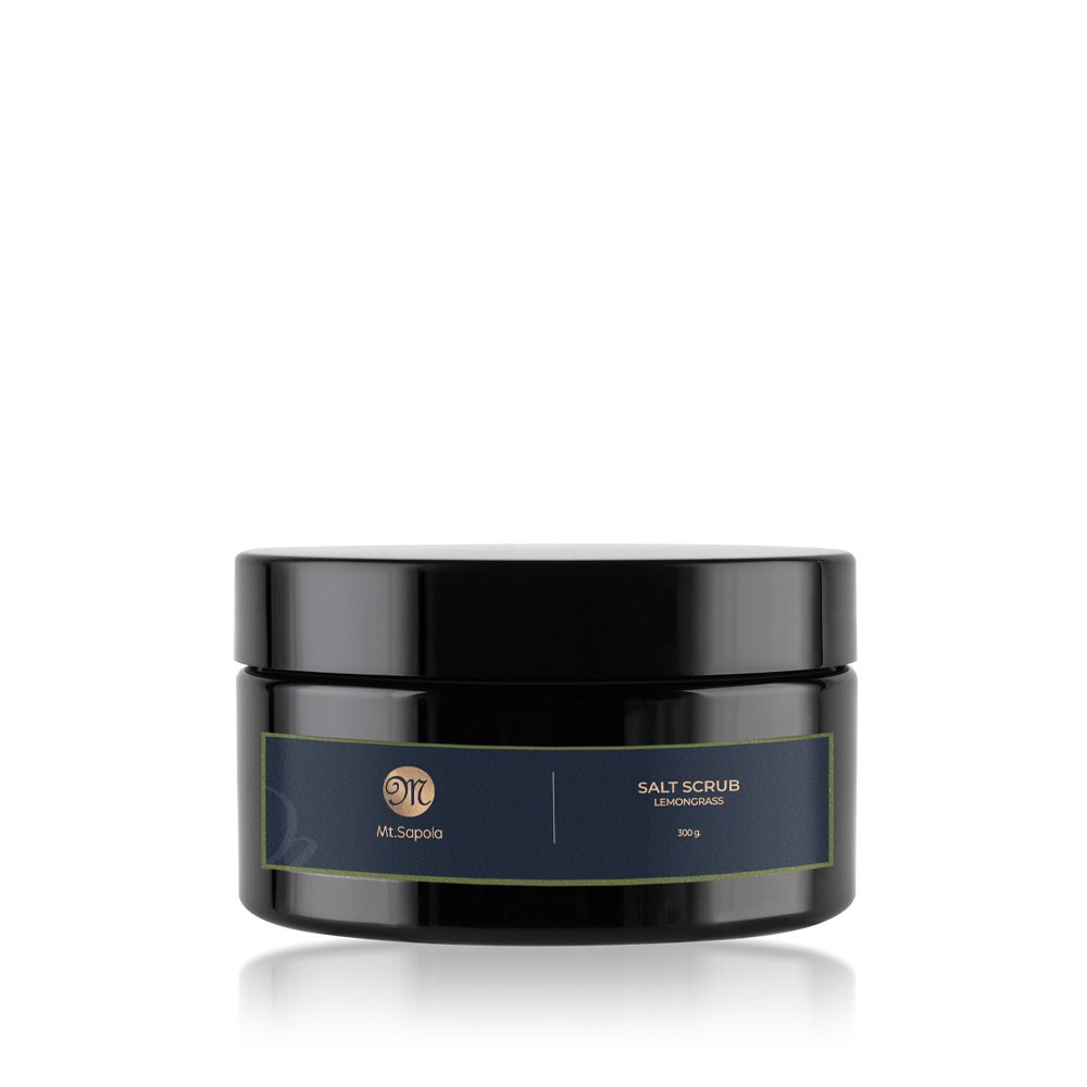 Mt. Sapola Salt Body Scrub - Lemongrass 300 g.