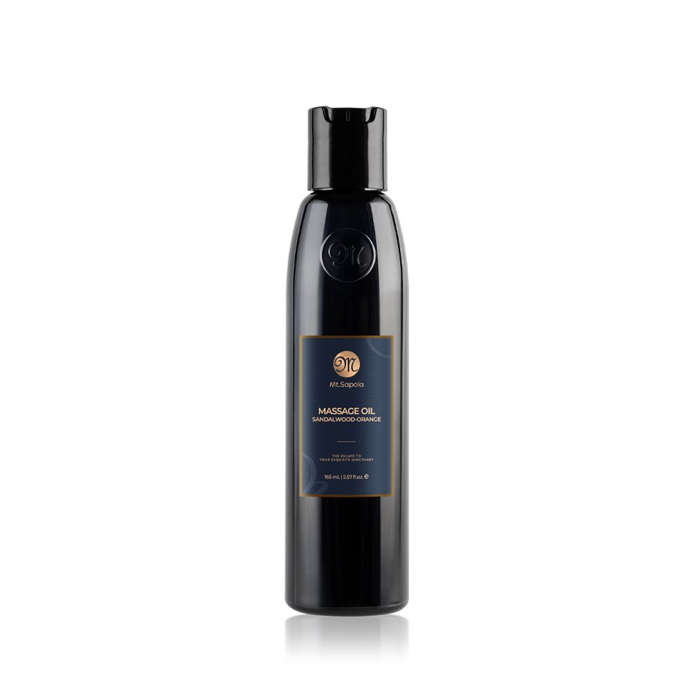 Mt. Sapola Massage Oil - Sandalwood-Orange 165 ml.
