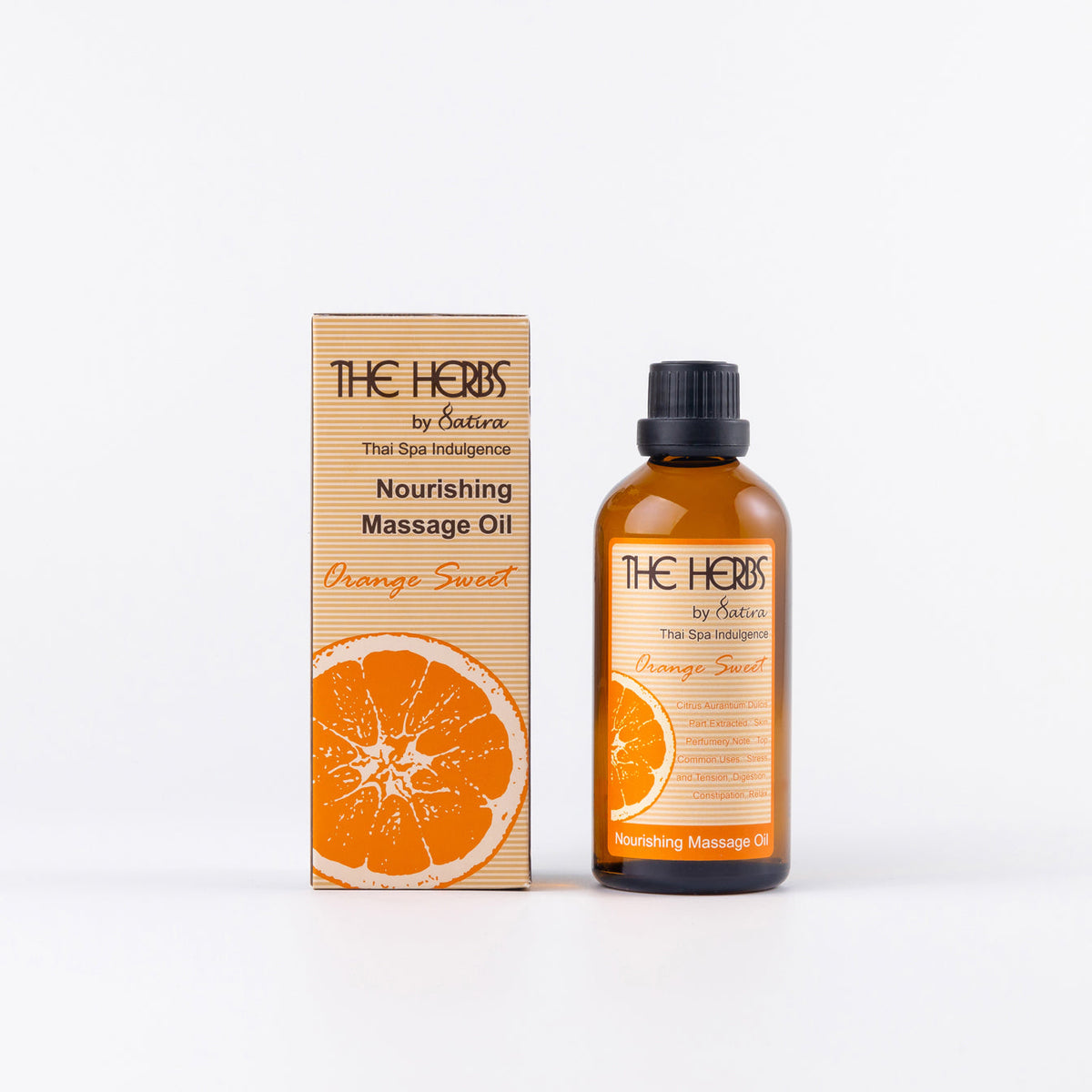 Satira The Herbs Nourishing Massage Oil - Sweet Orange