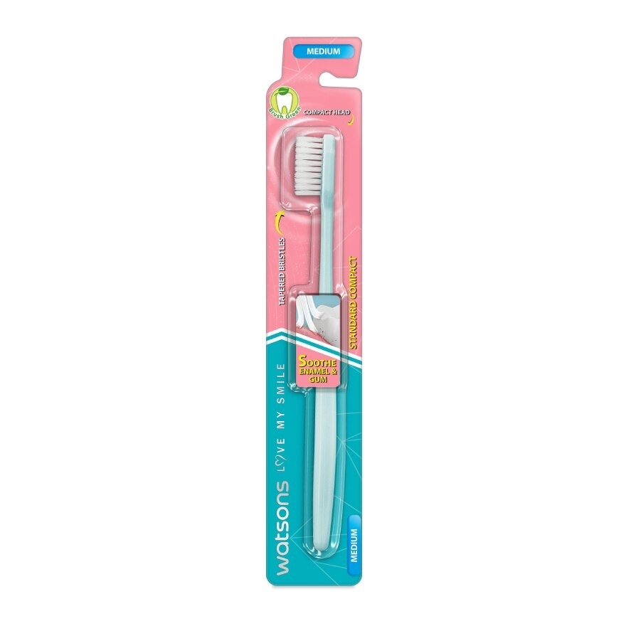 Watsons Standard Compact Toothbrush (Medium) 1pc