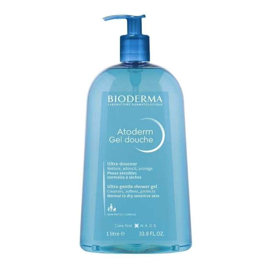 Bioderma Atoderm Gel Douce Gentle Cleansing Gel Normal to Dry Skin 1000ml