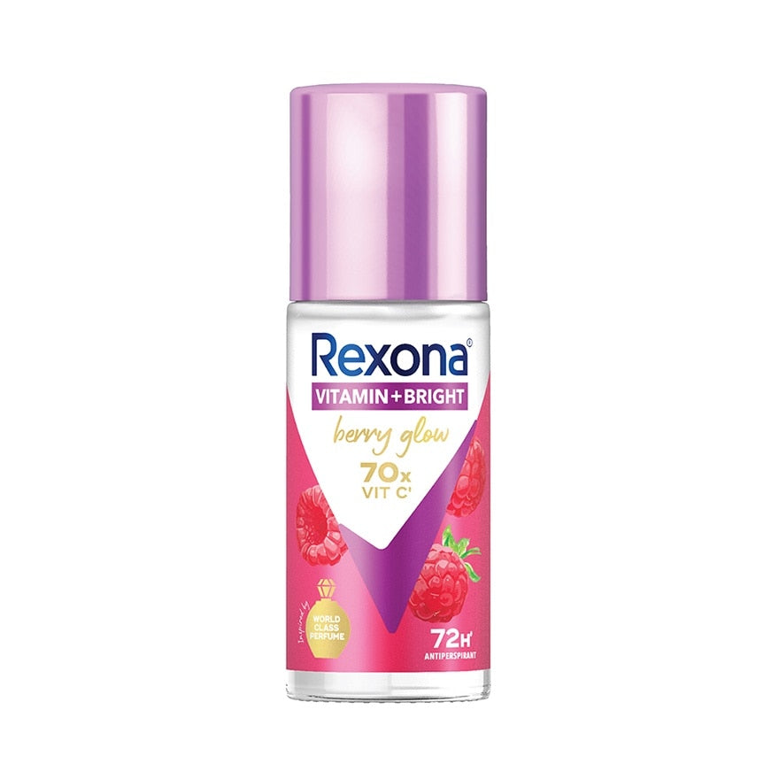 REXONA Roll-on Vitamin + Bright Berry Glow Antiperspirant 45ml