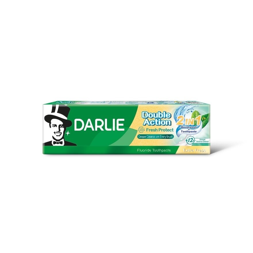 Darlie Mouthwash+toothpaste Double Action Fresh Protect 2in1 100g