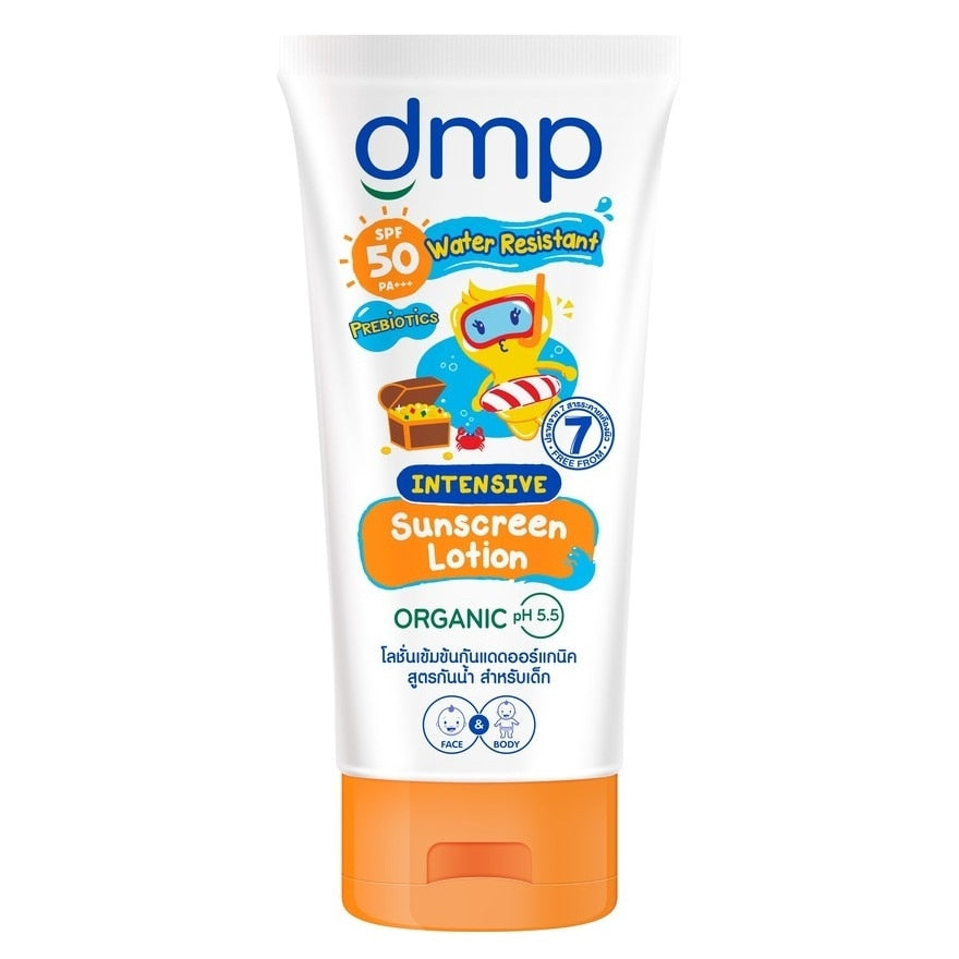 DMP Organic pH5.5 Intensive Prebiotic Sunscreen Lotion Waterproof SPF50 PA+++ 140 ml
