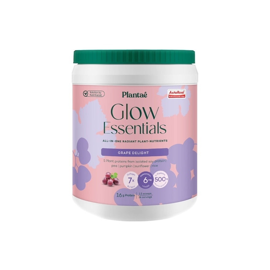 Plantae Plant Protein Glow Essentials Grape Delight 600 g.