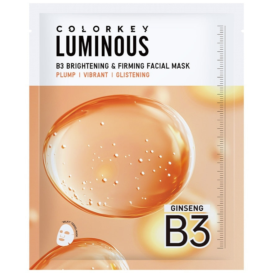 COLORKEY Luminous B3 Brightening Firming Facial Mask 1pc 30ml