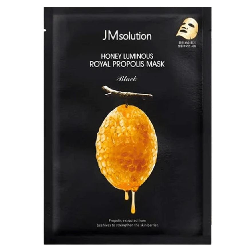 JM Solution Mask Honey Luminous Royal Propolis Black 1pc
