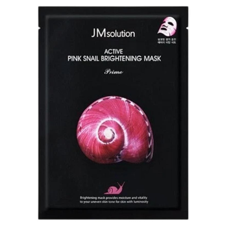 JM Solution Mask Active Pink Snail Brightening Prime 1pc