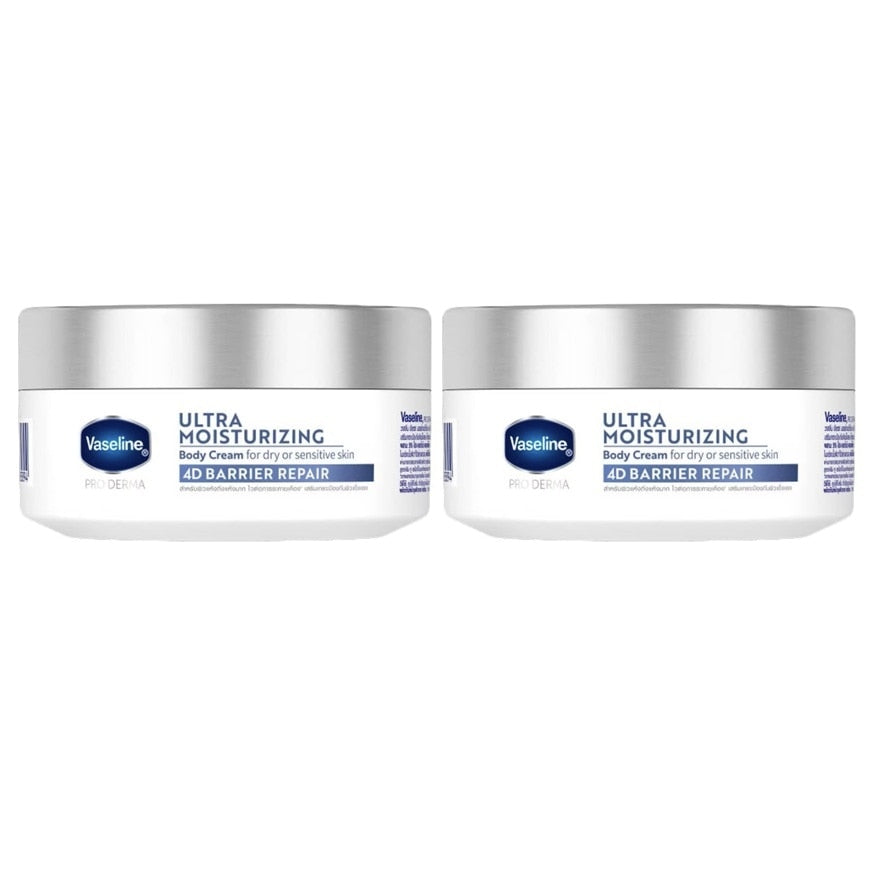 Vaseline Pro Derma Body Cream4 Ultra Moisturizing Twin Pack 190g
