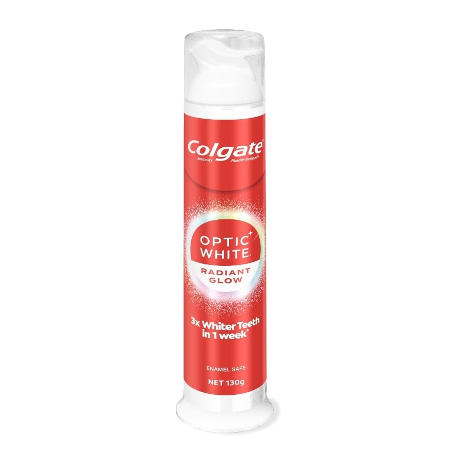 COLGATE Toothpaste Optic White Radiant Glow Pump 130g
