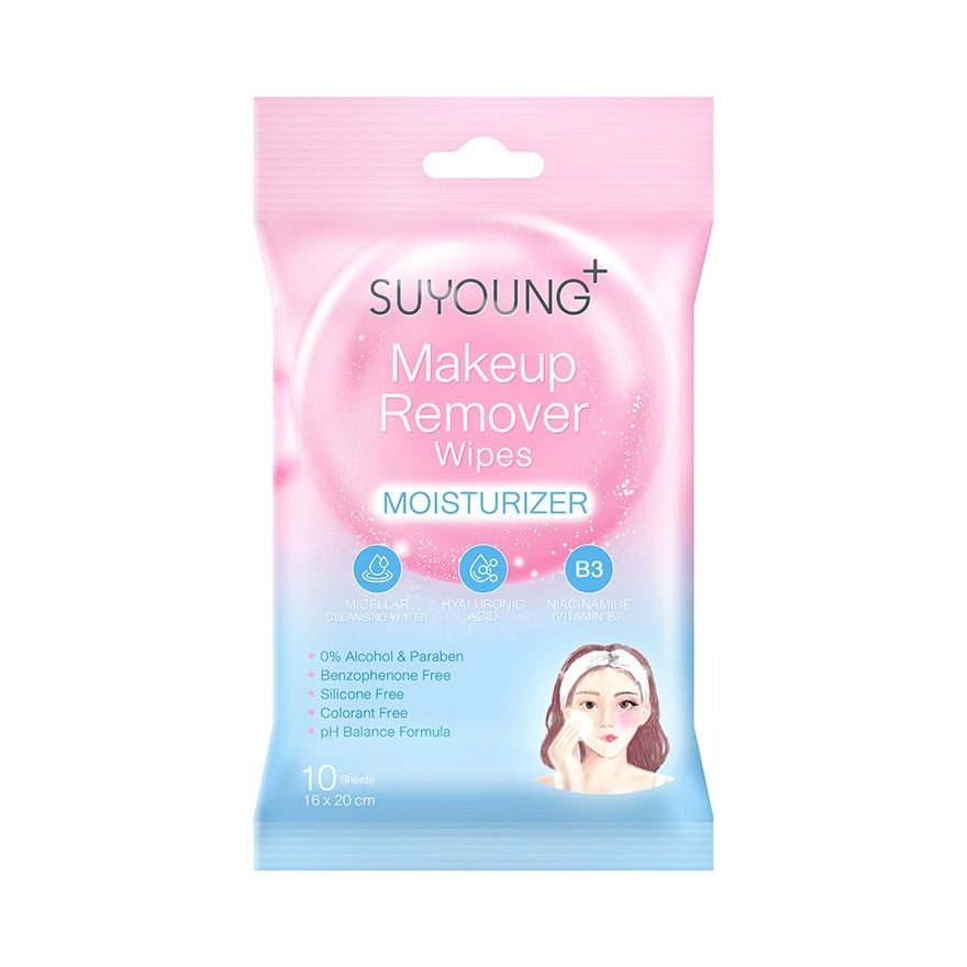 SUYOUNG+ Makeup Remover Wipes Moisturizer 10pcs