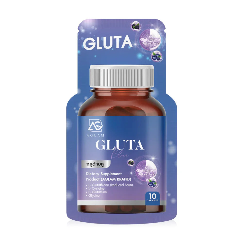 AGLAM Gluta Blue 1000mg 10 Capsules