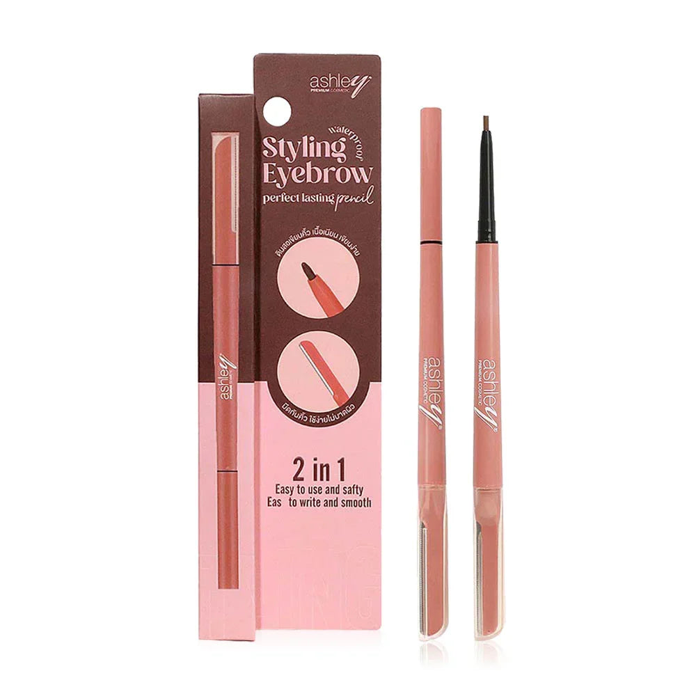 Ashley Styling Eyebrow Pencil 11g - #02 Dark Brown
