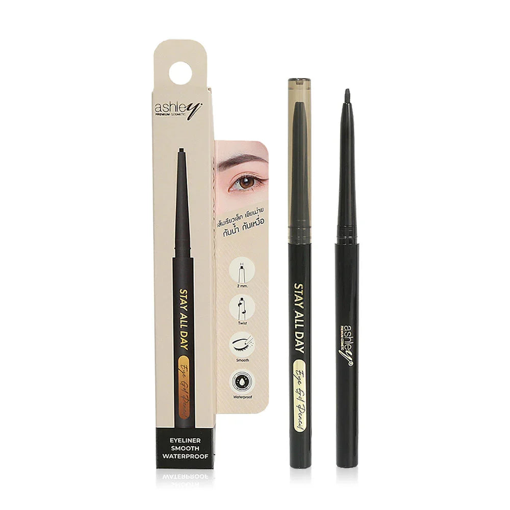Ashley Eye Gel Pencil 0.15g - #01 Black