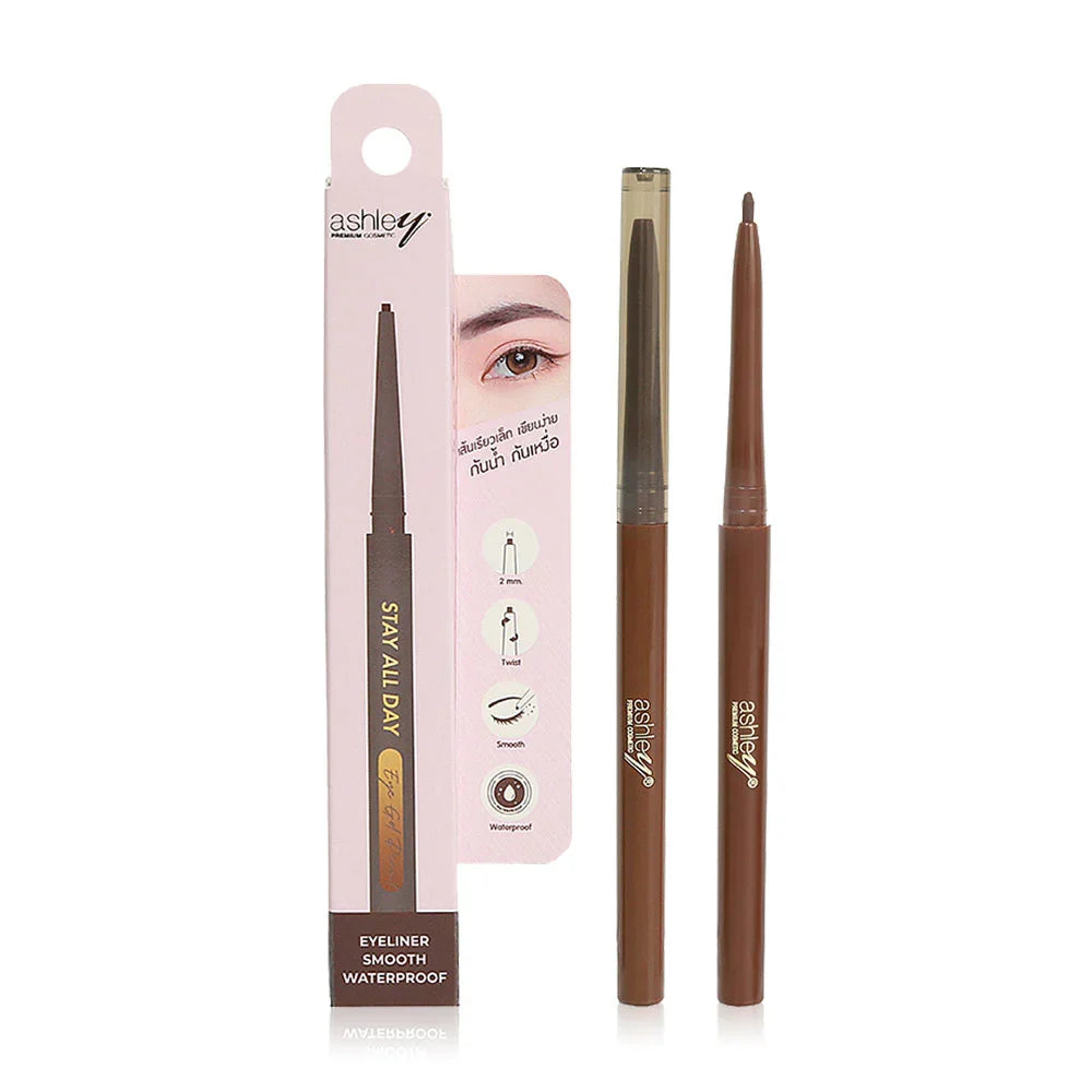 Ashley Eye Gel Pencil 0.15g - #02 Dark Brown