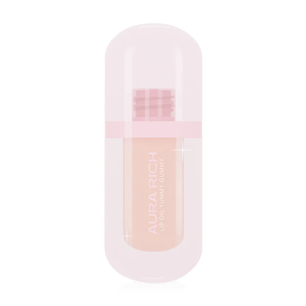 Aura Rich Lip Oil Yummy Gummy 7.3g - #02 Barbie Roses