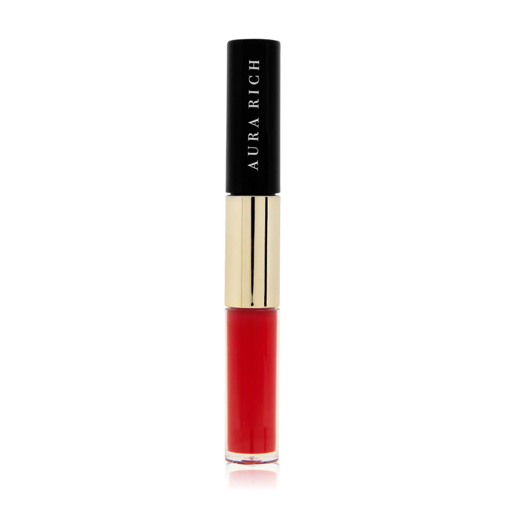 Aura Rich Hya Lip Duo Matte Liquid And Gloss 3g - #01