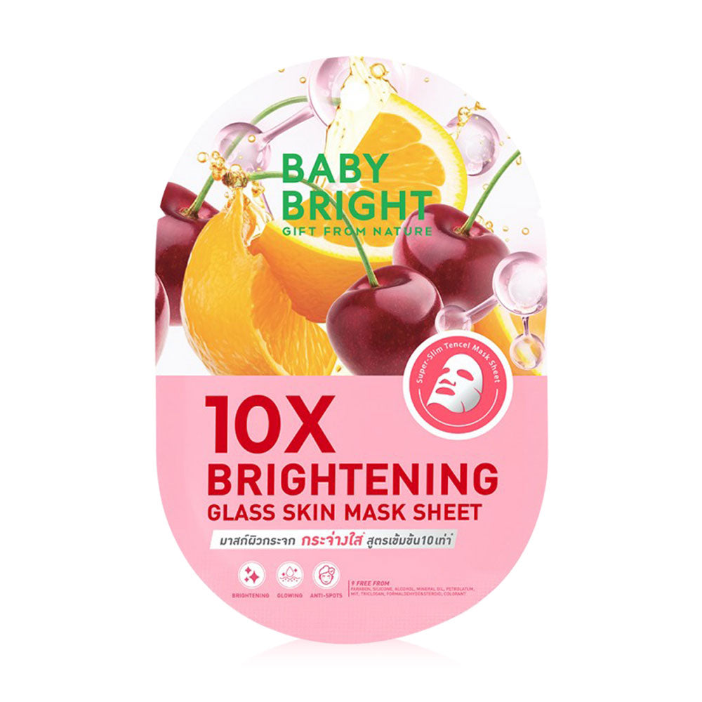 Baby Bright Facial Mask Sheet - 10X Brightening Glass Skin
