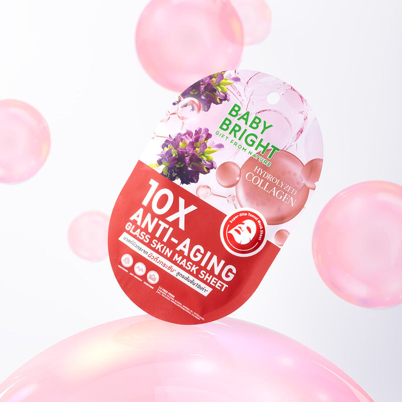 Baby Bright Mask Sheet - 10X Anti-Aging Glass Skin Formula