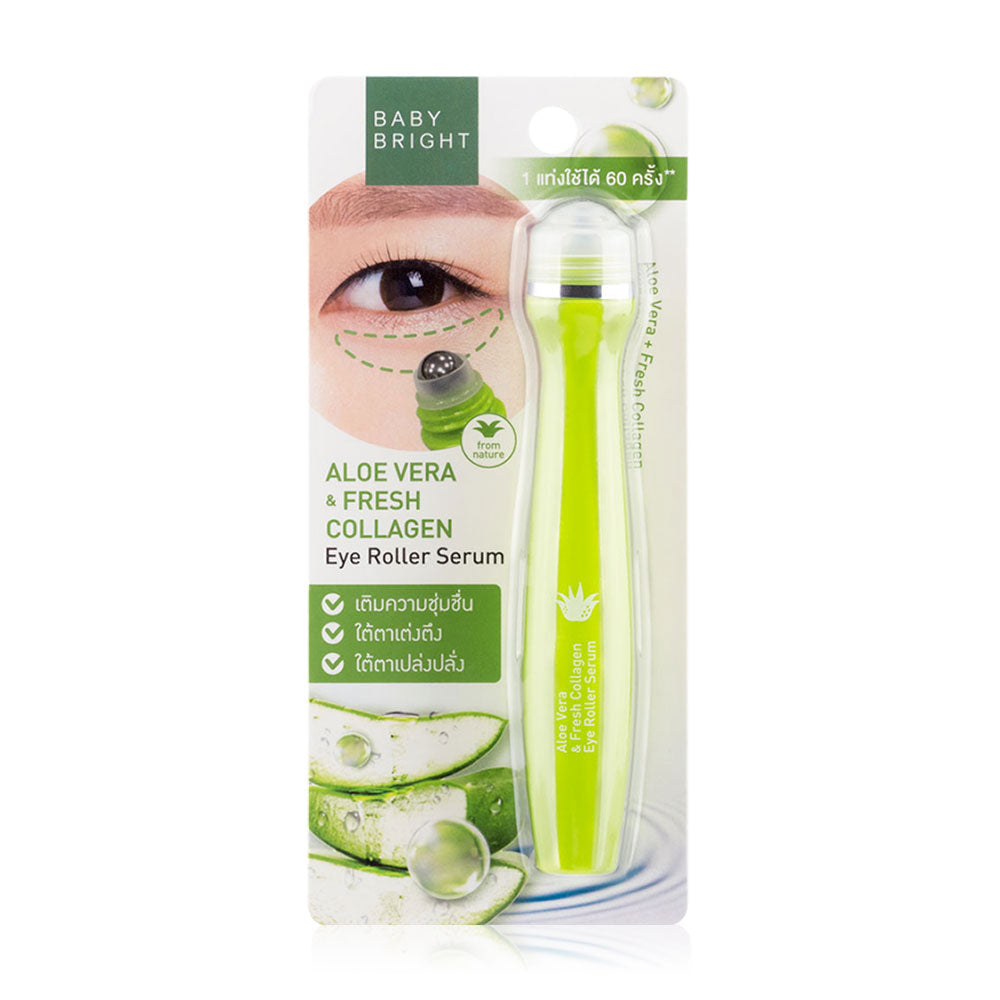 Baby Bright Eye Roller Serum - Aloe Vera & Fresh Collagen