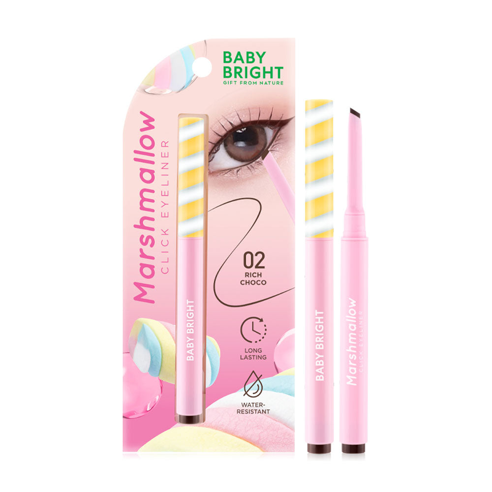 Baby Bright Marshmallow Click Eyeliner 0.10g - #02 Rich Choco
