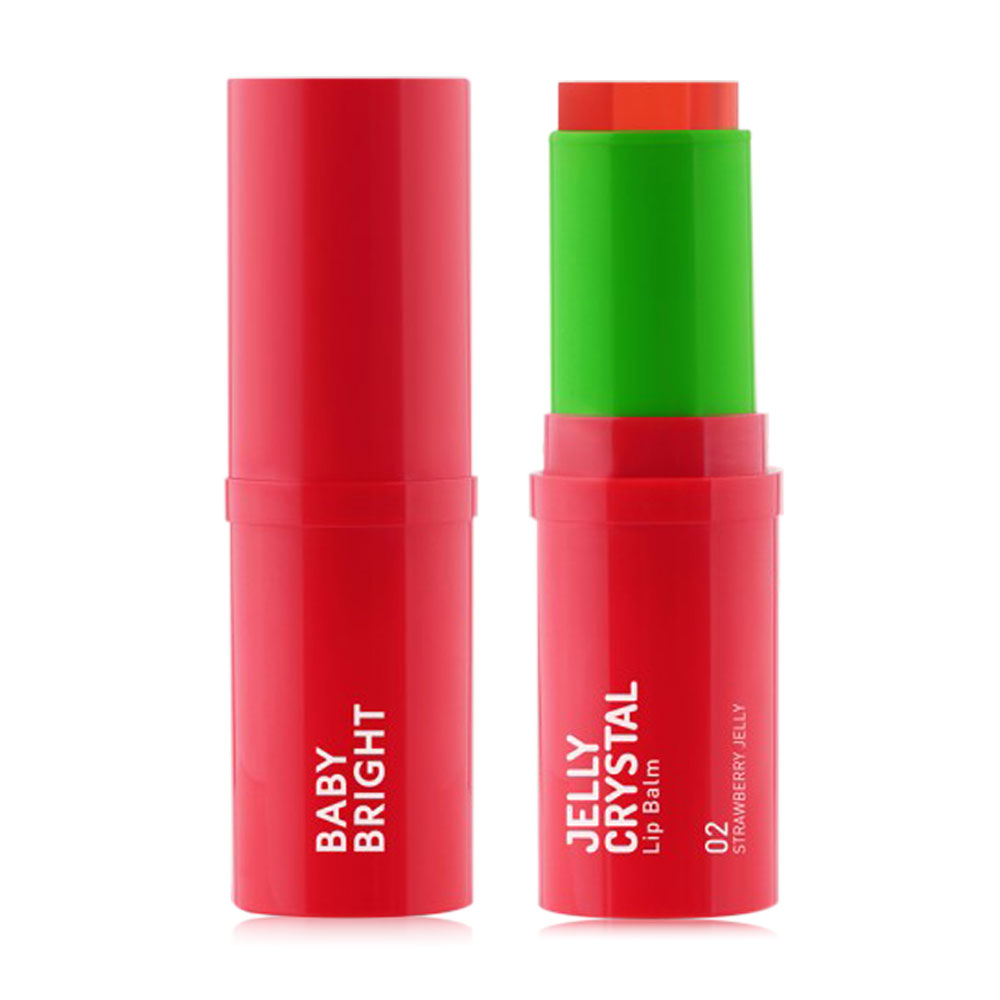 Cr. online.karmarts.com Baby Bright Jelly Crystal Lip Balm 6.4g - #02 Strawberry