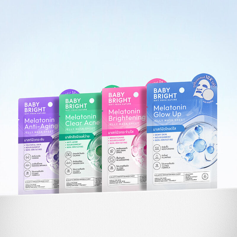 Baby Bright Melatonin Anti-Aging Jelly Mask Sheet 25g