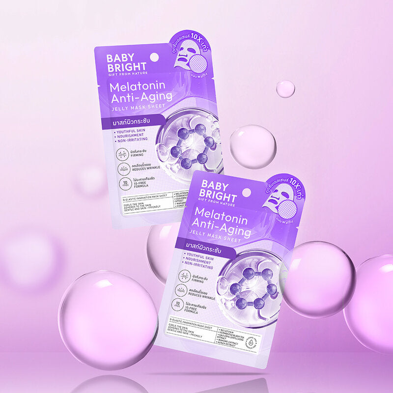 Baby Bright Melatonin Anti-Aging Jelly Mask Sheet 25g