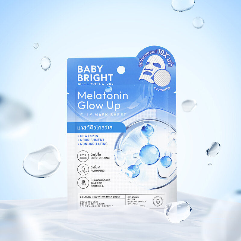Baby Bright Melatonin Glow Up Jelly Mask Sheet 25g