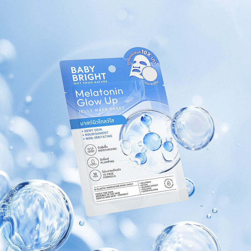 Baby Bright Melatonin Glow Up Jelly Mask Sheet 25g
